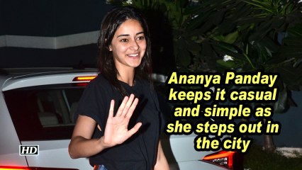 Ananya Panday keeps it casual and simple as she steps out in the city
