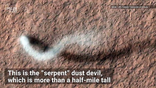 Crazy Dust Devils NASA Captured Dancing Across Mars