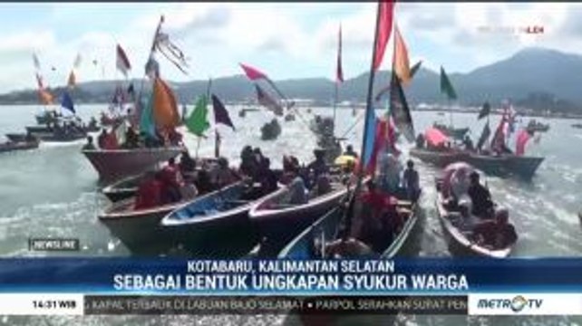Puluhan Perahu Semarakkan Ritual Adat Leut Suku Bajau Samah