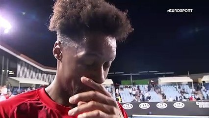 Monfils : "J'ai fait un faux mouvement, rien de très grave"