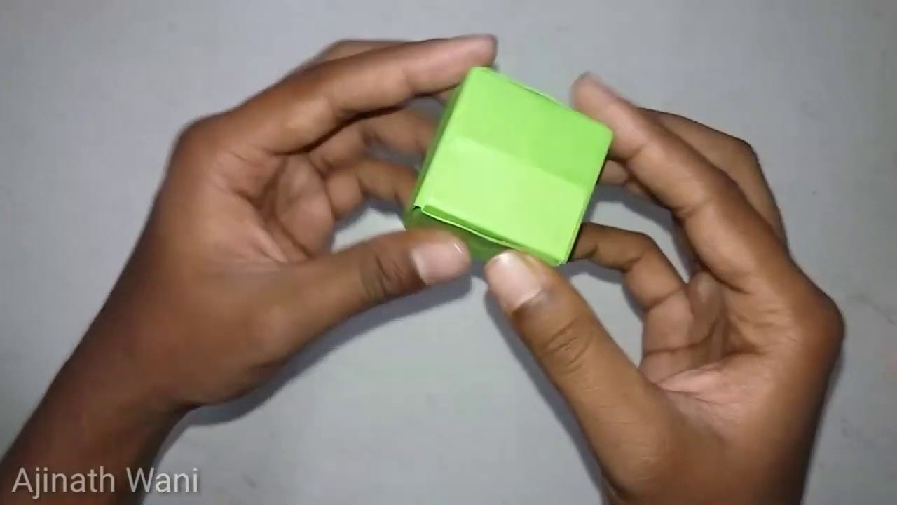 How to Make a Paper Cube without glue