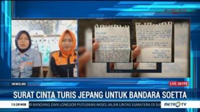 Viral, 'Surat Cinta' Turis Jepang untuk Petugas Kebersihan Bandara Soetta