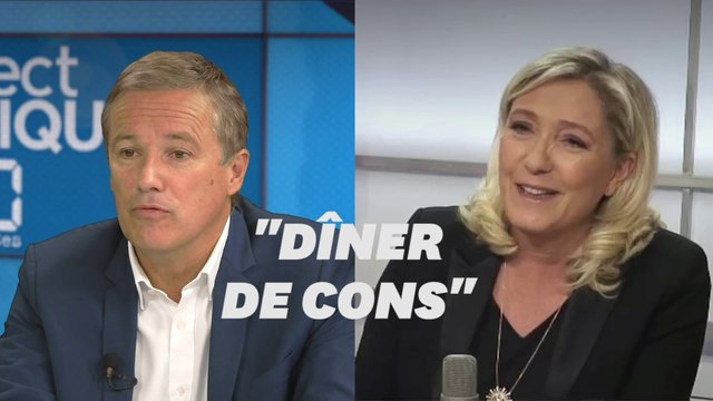 La primaire, un dîner de cons ? Marine Le Pen répond à Dupont-Aignan