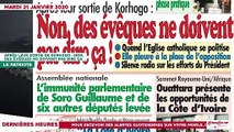 Le Titrologue du 21 janvier 2020 : Traque des opposants, réconciliation des ivoiriens…- Les Hommes de Dieu pourront-ils faire fléchir Ouattara ?