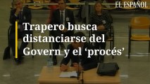 Trapero busca distanciarse del Govern y el 'procés'