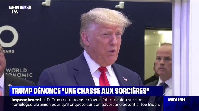 Procès en destitution: Donald Trump dénonce une chasse aux sorcières