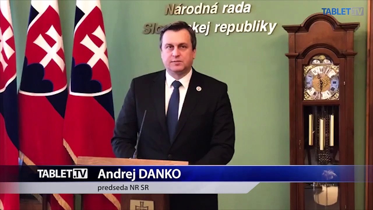 ZÁZNAM: TK predsedu Národnej rady SR Andreja Danka