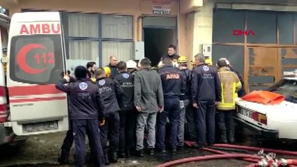 Bursa 3 katlı binada yangın-2