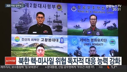 국방 업무보고…北미사일 대응 독자 전력 구축