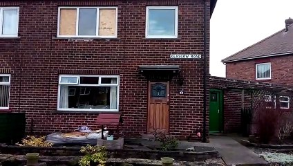 Aftermath of a fire at a home in Glasgow Road, Jarrow