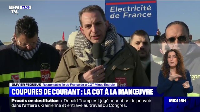 Ce responsable de la CGT Mines-Energie estime que les coupures de courant sont légitimées par les Français