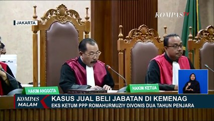 Eks Ketum PPP Romahurmuziy Divonis 2 Tahun Penjara