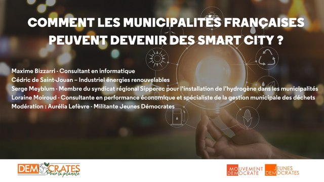 Démocrates pour la planète - Convention nationale Environnement et élections municipales - 2ème partie - 180120