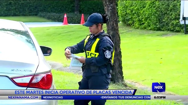 Iniciará operativo de placas vencidas - Nex Noticias
