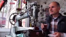 Trabzon’un ‘Krampon Profesörü’ 2 metrekarelik dükkanında bakın neler yapıyor