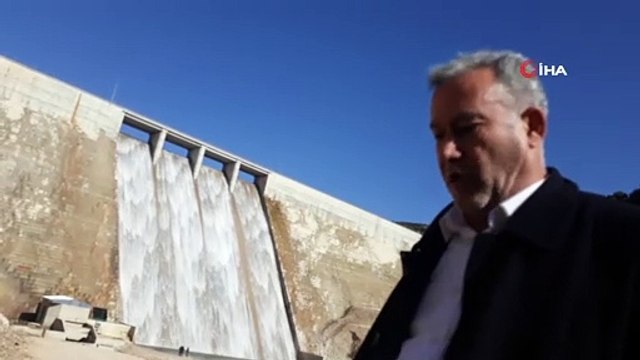 Ardıl Barajı doldu taştı