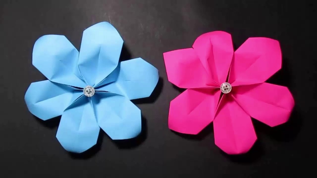 How To Make An Origami Lily Flower - Folding Instructions - Origami Guide