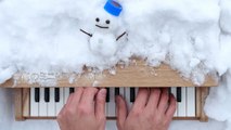 [Mini Piano 8] FROZEN Do You Wanna Build a Snowman Disney sleep healing music piano night song japan