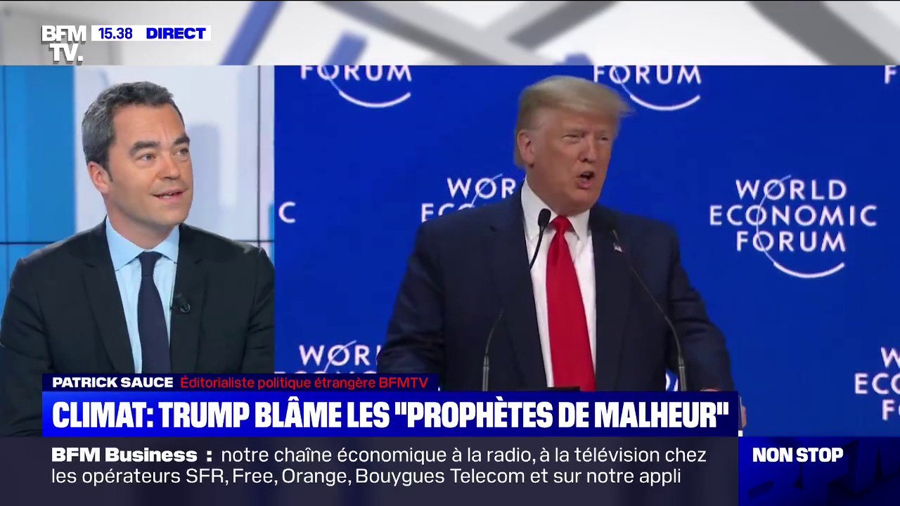 Sommet de Davos: un discours de campagne pour Donald Trump ?