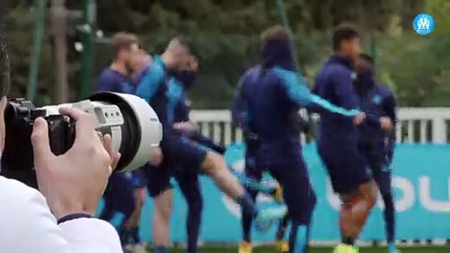 Les Olympiens à l'entraînement avant la réception d'Angers