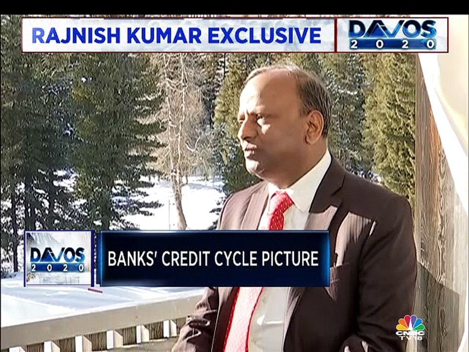 Davos 2020: May miss FY20 credit growth target of 10-12%, says SBI chairman Rajnish Kumar