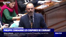 Édouard Philippe condamne les coupures d'électricité: 