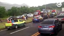 Acidente na BR 101 em Campinho da Serra