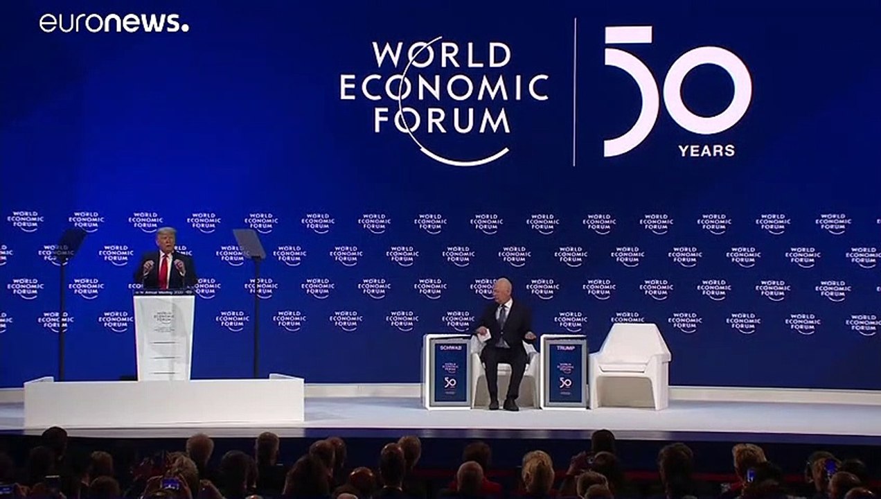 Trump in Davos im Wahlkampfmodus