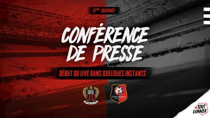 J21. #OGCNSRFC. Conférence de presse d'avant-match