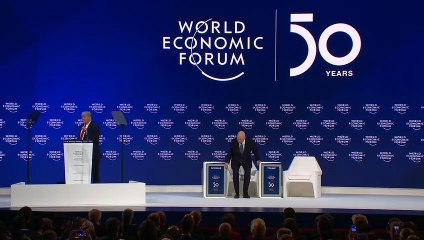 Trump critica 'catastrofistas' da mudança climática em Davos