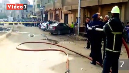 كسر فى خط الغاز الرئيسى بمنطقة سندوب بالمنصورة وسط هلع الأهالى