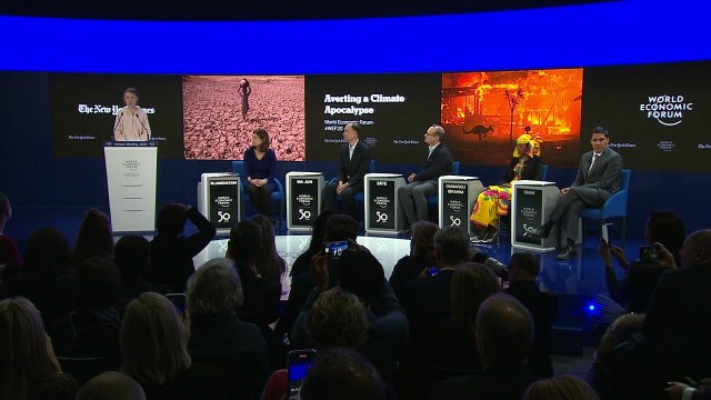 Trump denuncia en Davos el catastrofismo climático y Thunberg advierte que no se ha hecho nada