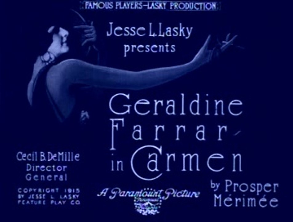 Cecil B. DeMille:  Carmen (1915)