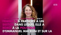 Corinne Masiero : seins nus, elle pousse un coup de gueule contre Emmanuel Macron