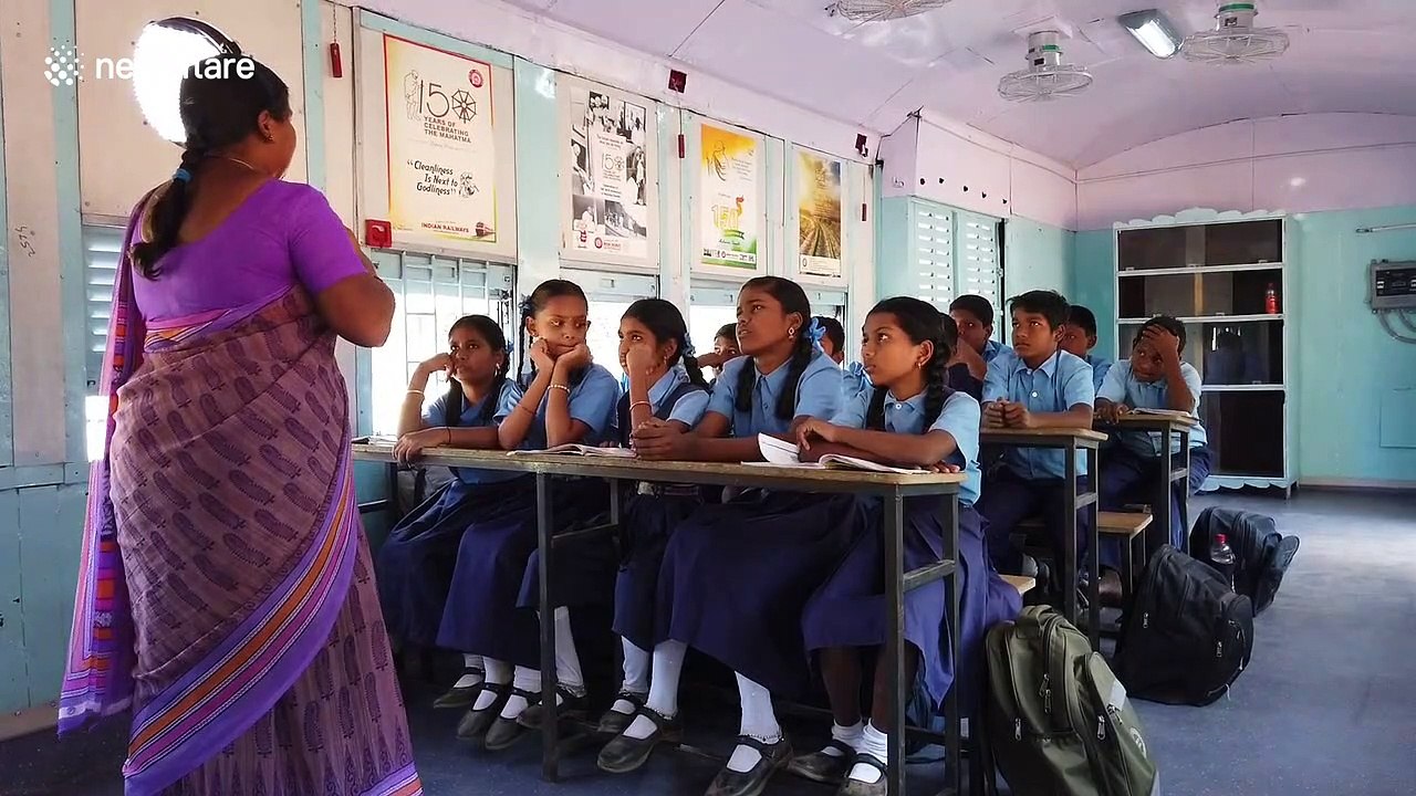 These train cart classrooms are saving hundreds of students from illiteracy in southern India
