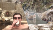 SWIMMING WITH SNOW MONKEYS | Whoa! That's Weird
