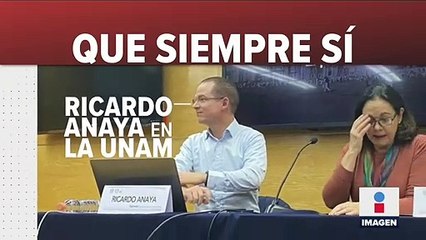 Ricardo Anaya pudo dar su clase en la UNAM