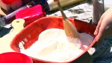 Ferizaj - Jezerc - with my son - in a Kosovo place - we go out for a picnic - Italian food pizza