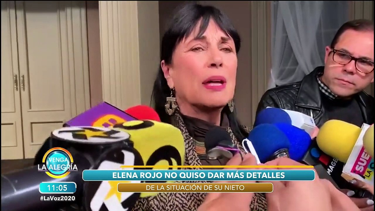 Elena Rojo evita hablar de problemas que enfrenta su nieto por posesión de droga. | Venga La Alegría