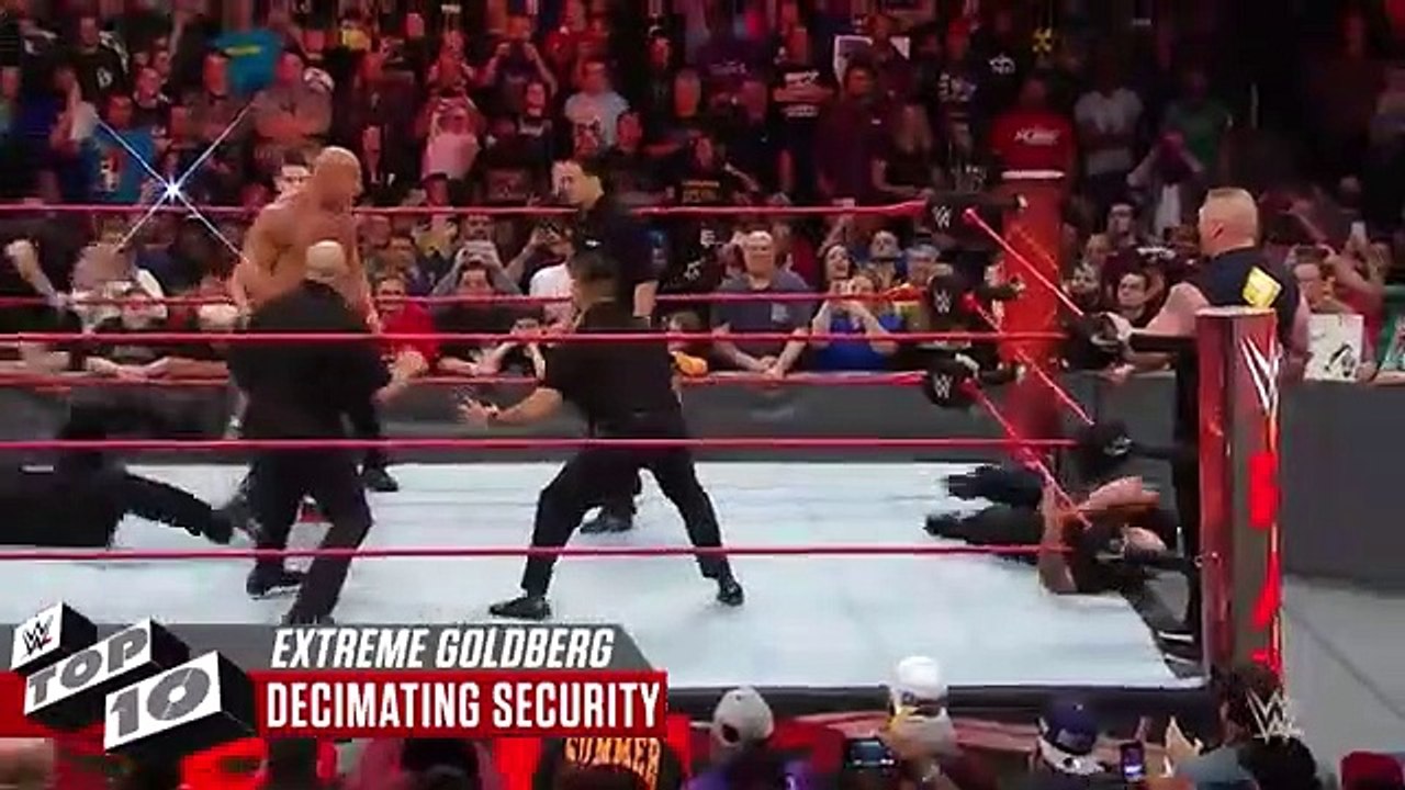 Goldberg's Most Extreme Moments WWE Top 10