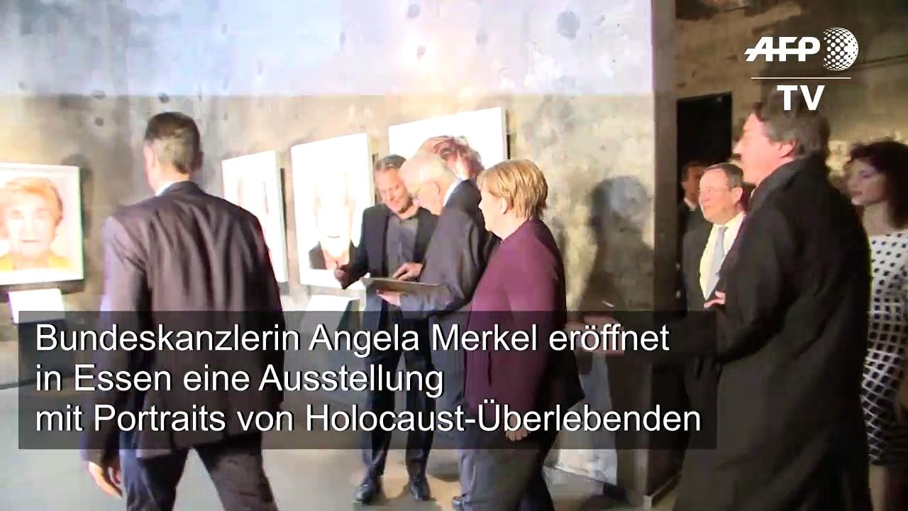 Merkel: Erinnerung an die Shoah wachhalten