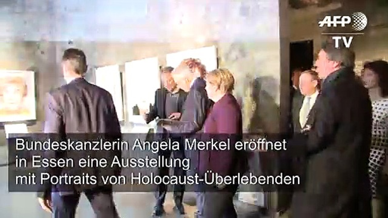 Merkel: Erinnerung an die Shoah wachhalten