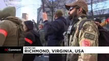 Miles de manifestantes a favor de las armas salen a las calles de Virginia
