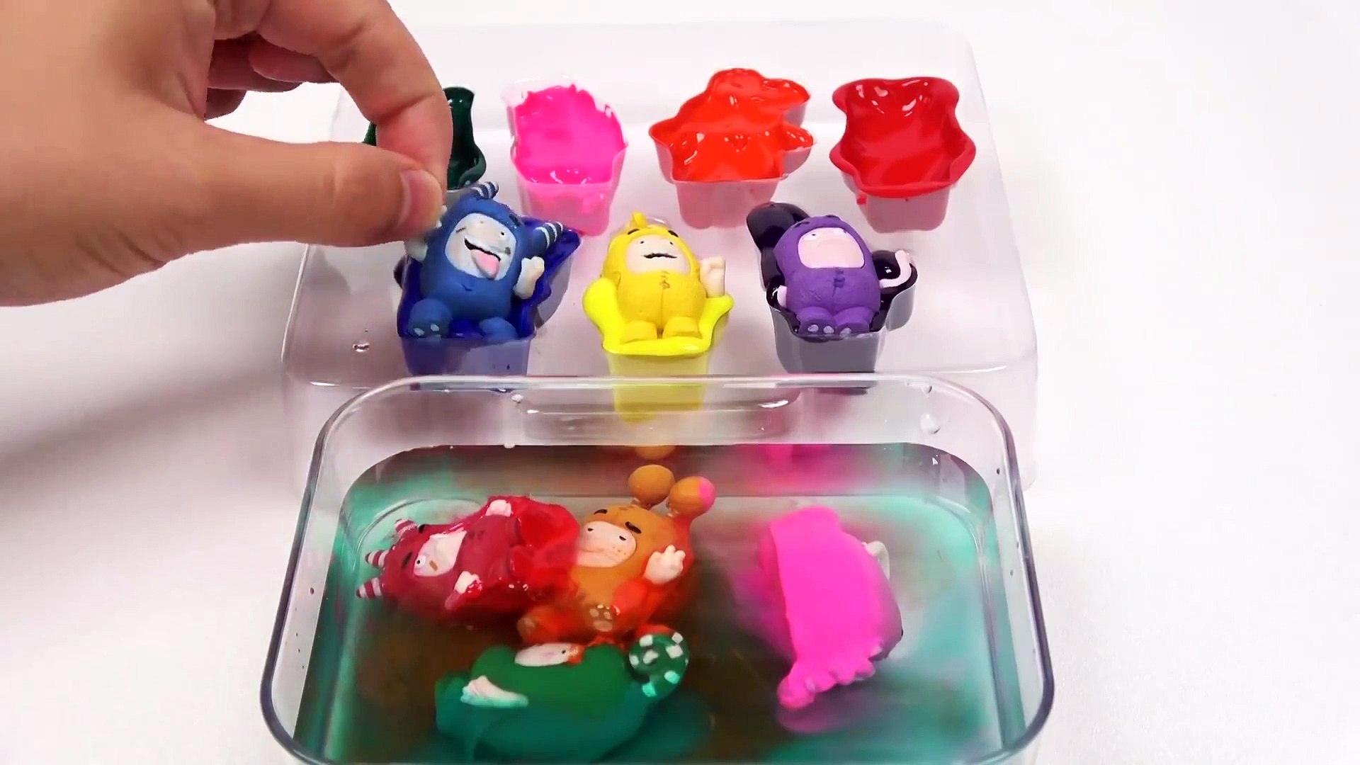 Oddbods Toys, Learn Colors with Colorful Paints