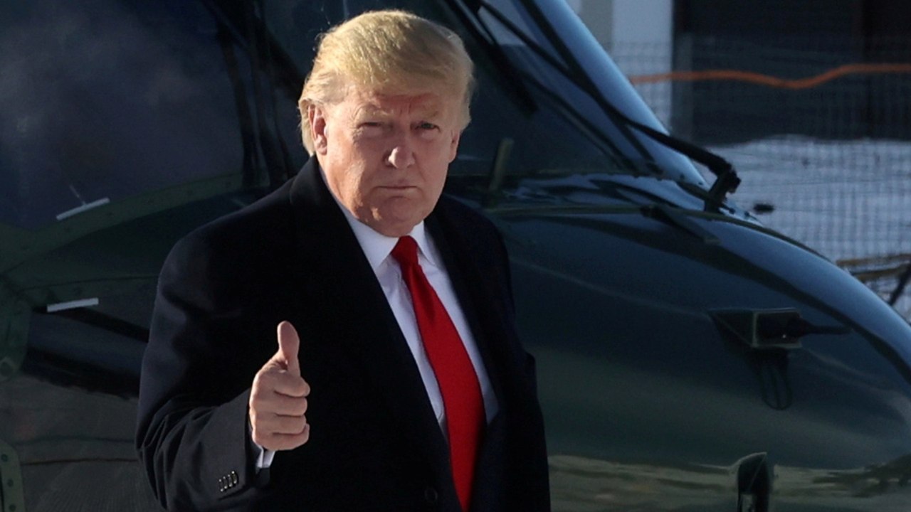 Davos 2020: Trump lavishes praise on US economy