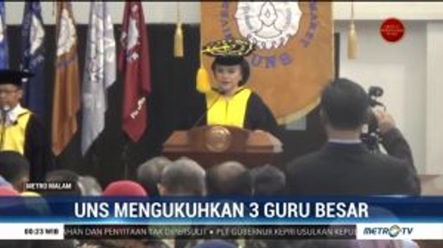 Universitas Sebelas Maret Kukuhkan 3 Guru Besar