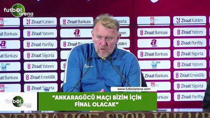 Prosinecki: "Ankaragücü maçı bizim için final olacak"