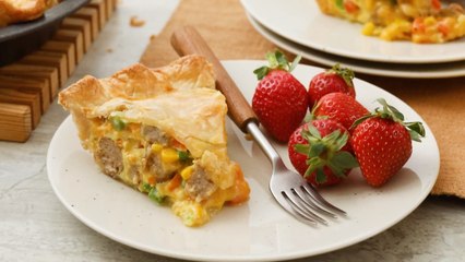 Breakfast Sausage Pot Pie