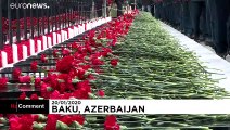 مردم جمهوری آذربایجان یاد قربانیان ژانویه سیاه را گرامی داشتند
