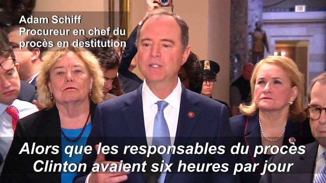 Destitution de Trump: le procureur démocrate accuse les républicains d'organiser un procès truqué
